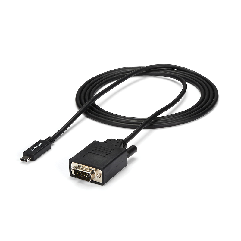 You Recently Viewed StarTech CDP2VGAMM2MB 6ft/2m USB C to VGA Cable - 1920x1200/1080p Image
